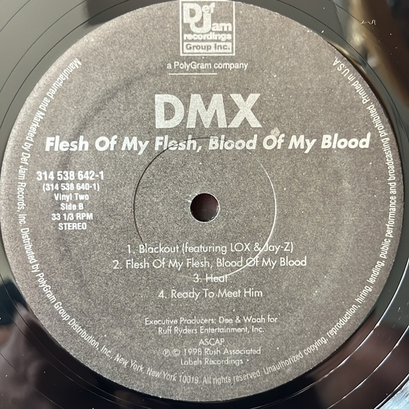 DMX - “Flesh Of My Flesh Blood Of My Blood” Vinyl 2x LP (Promo Copy) - Picture 7 of 7